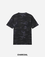 カモフラージュヘンリーネックショートスリーブTシャツ