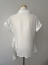 [Short Sleeve ver.] カヤ ラップ シースルー ロールアップ シャツ