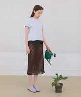 Poev Arched T-Shirt - Sky Blue