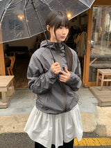 [unisex]クハン フード ウィンドブレーカー ジャンパー