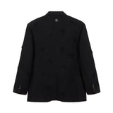 [ULKIN] Destroyed Overfit Single Jacket_Black