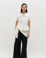 Pleated Wide Lounge Pants _ Black