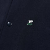 ストレンジャーレギュラーフィット刺繍ウールバラスティジャケット (Navy)