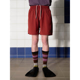 LOGO NYLON SHORT / BRICK
