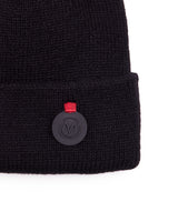 Mwoong 刺繍ロゴビーニー(BLACK)
