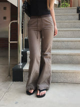 Maxi-Mix Bootcut string Elastic-Waist Pants (3c)