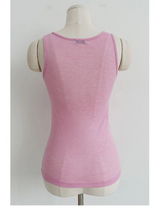 BERRY RIBBED SLEEVELESS TOP (PINK, DEEP PURPLE 2COLORS!)