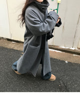 Leon wool long coat 