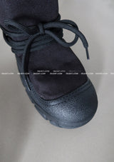 Ribbon Snow Tongue Winter Boots