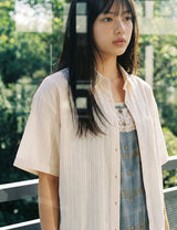 26SS★ Butter Stripe Short Sleeve Shirts