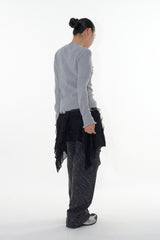 Angel unbalanced skirt