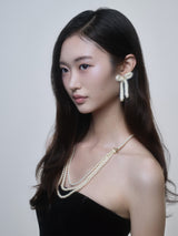 Pearl star necklace