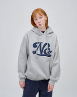 UNDERLINE LOGO HOODIE - GRAY