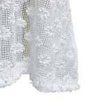 Tassel Flower Net Mini Dress