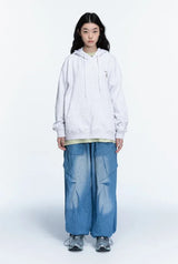 26FW★ Cherry Cake Embroidered Hoodie
