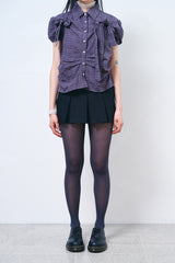 Saint pleated mini skirt pants