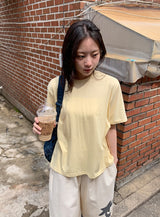 メートベーシックカラーショートスリーブT