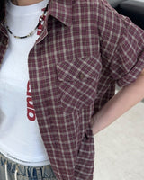 Cron two-pocket check shirt