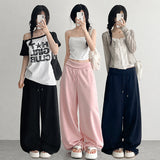 One-Mile Wear Waist Long Wide Pants (6 colors)