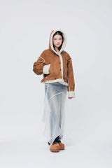 ADORABLE HOOD MUSTANG / CAMEL