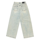 24FW COATING WASHING WIDE DENIM PANTS LIGHT BLUE