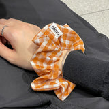 Check Scrunch-Orange