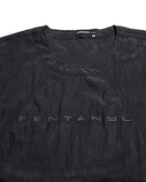 テンポラリーキュプラブラックグレーTシャツ