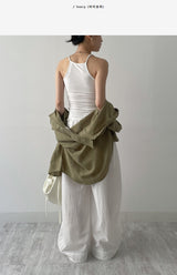 Duo Deep U-Neck Bra Top Sleeveless