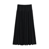 Malia Shirring Banding Maxi Skirt