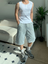 Point Rivet Bermuda Pants