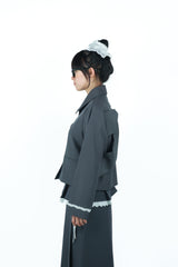 bigribbon jacket(gray)