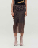 Mesh Layered Sleeveless _ BLACK
