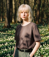 26SS★ チョーカーピグメントリンガー半袖Tシャツ