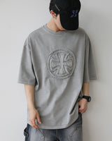 CROSS DYING HALF TEE