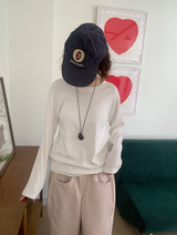 ケアベーシック起毛長袖Tシャツ(6c)