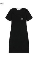 TIELLA SQUARE NECK SLIM FIT MINI OPS (2Color)