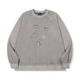 26FW★ Happy Puppy Patch Pigment Raglan Sweatshirt