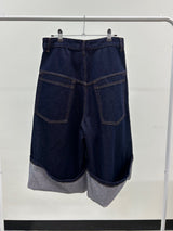 Rank denim pants