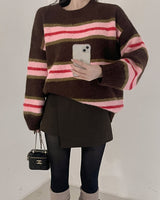 Striped wool knit