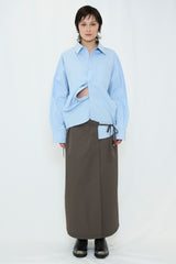 WRAP MAXI SKIRT