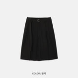 Mine Belted Half Pants (2color)