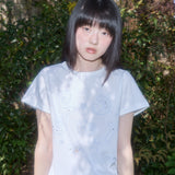 Gliter Mazy Logo Tee (White) F25QB125