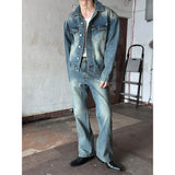 [S/S] バルキーウェスタンクロップデニムジャケット(2color)