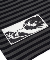BBD Anxiety Multi Patch Stripe T-Shirt (Black&Charcoal)