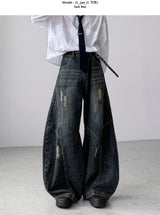 Bezel Balloon Wide Denim