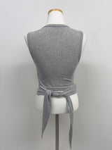 Strap Ribbed Sleeveless