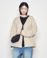 25FW ダイアゴナルパッドクロスバッグ ブラック