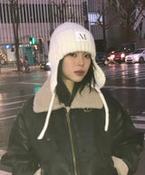 MANON KNIT TROOPER HAT UNISEX (2COLOR)