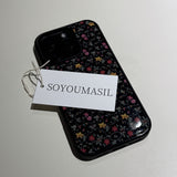 [+Magsafe] ブルームカラーブラックエポキシバンパーケース