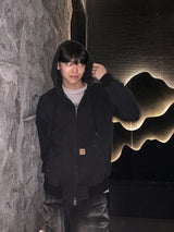 Cb Patch Work Hooded Jumper